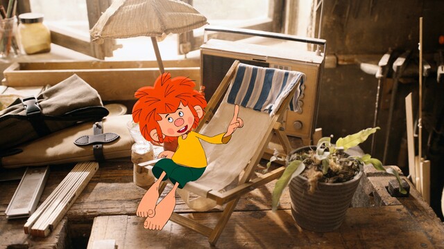 Zwischendurch auch mal ganz entspannt: der Pumuckl