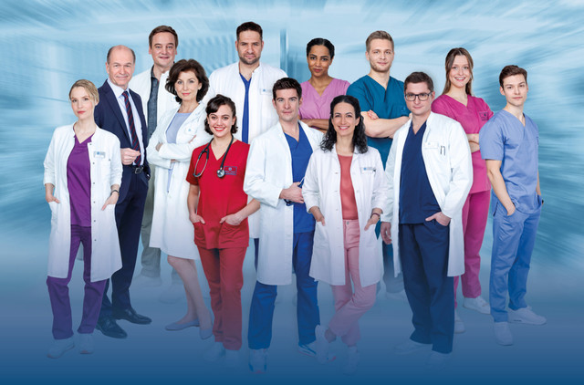 Der aktuelle Hauptcast der "Jungen Ärzte" in der siebten Staffel