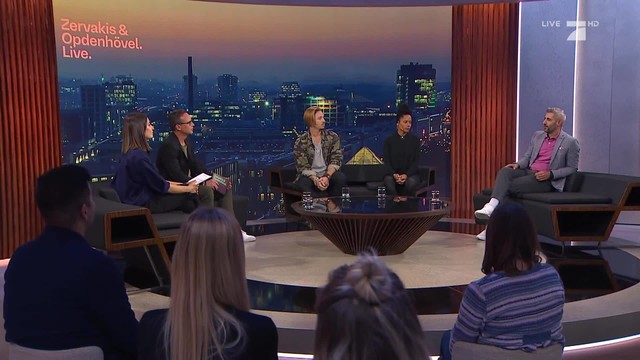 Gesprächsrunde bei #ZOL mit Gil Ofarim, Emilia Roig und Michel Abdollahi