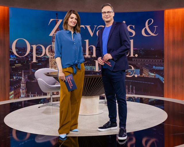 Linda Zervakis und Matthias Opdenhövel