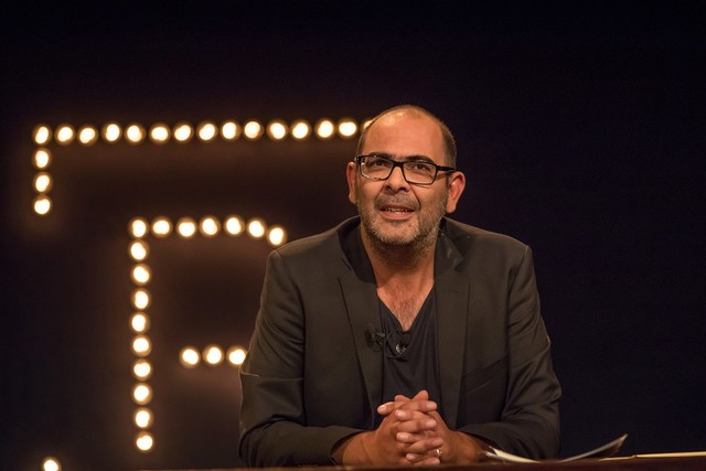 Hannes Ringlstetter im Studio seiner BR-Show