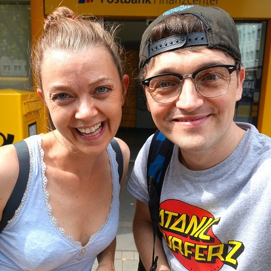 Paddy mit Ex-Nickelodeon-Moderatorin Kerstin Kramer