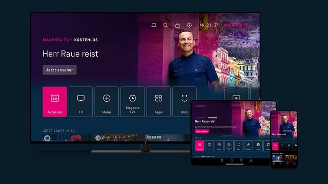 Die neue Nutzeroberfläche von MagentaTV+