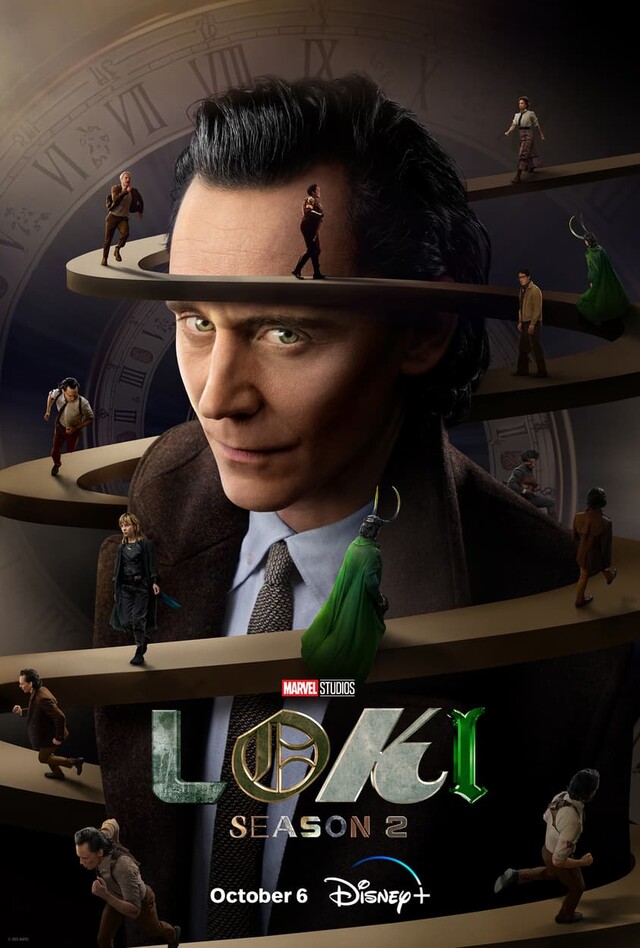 Poster zur zweiten Staffel von "Loki"