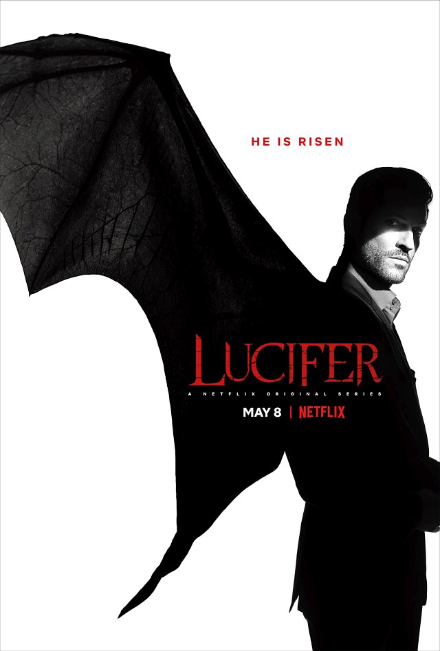 Poster zur vierten Staffel von "Lucifer"