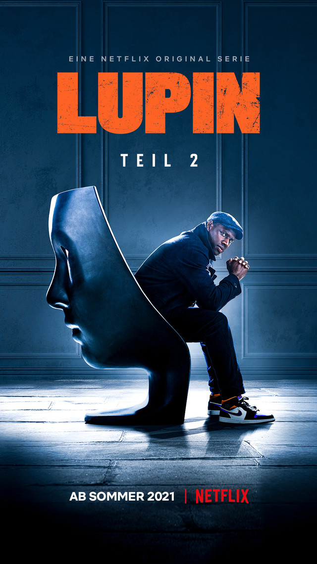 Teaser-Poster zur zweiten Staffelhälfte von "Lupin"