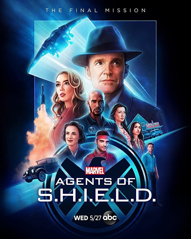 Poster zur siebten Staffel von "Marvel's Agents of S.H.I.E.L.D.": Die Agenten im Jahr 1931.
