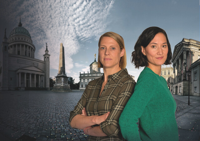 Tamara Meurer (Anja Pahl) und Pauline Hobrecht (Agnes Decker) bilden das "SOKO Potsdam"-Ermittlerinnen-Duo
