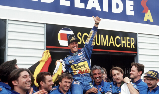 Michael Schumacher im Jahr 1994: Protagonist einer neuen Netflix-Doku