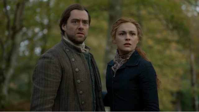 Wo sind Brianna (Sophie Skelton) und Roger (Richard Rankin) gelandet?