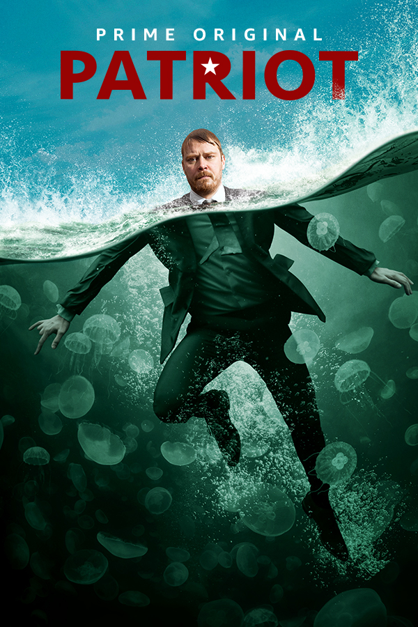 Poster zur zweiten Staffel von "Patriot": John (Michael Dorman) in einem Meer von Quallen