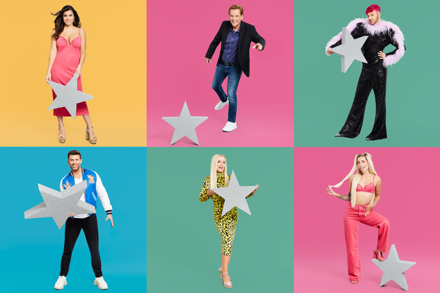 Sechs neue Teilnehmer: (v. o. l. n. u. r.) Tanja Tischewitsch, Jörg Dahlmann, Sam Dylan, Jay Khan, Diana Schell und Walentina Doronina.