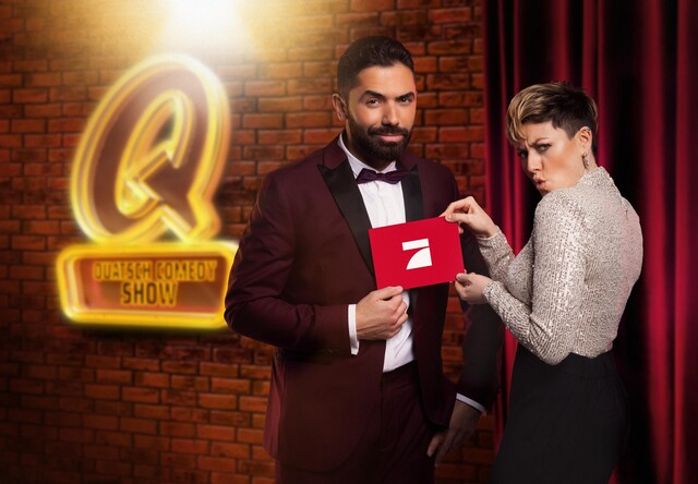 Khalid Bounouar und Tahnee Schaffarczyk moderieren "Die Quatsch Comedy Show"