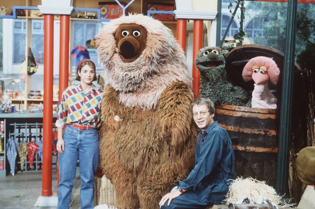 Die zentralen Schauspieler und Figuren ab 1991: (v. l.) Bettina (Kirsten Sprick), Samson (Matthias Bullach), Schorsch (Gernot Endemann), Rumpel (Joachim Hall) und Tiffy (Marita Stolze)