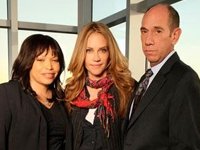 Ally Walker, Tisha Campbell-Martin and Miguel Ferrer in "The Protector"