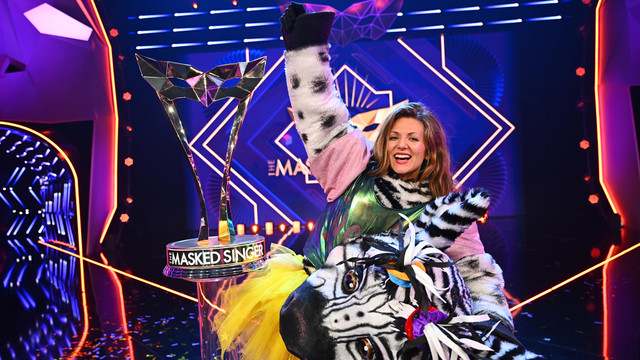 Die Sängerin Ella Endlich war das Zebra.