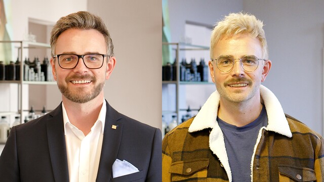 Oberbürgermeister Peter Boch vor und nach seiner Verwandlung in Timo.