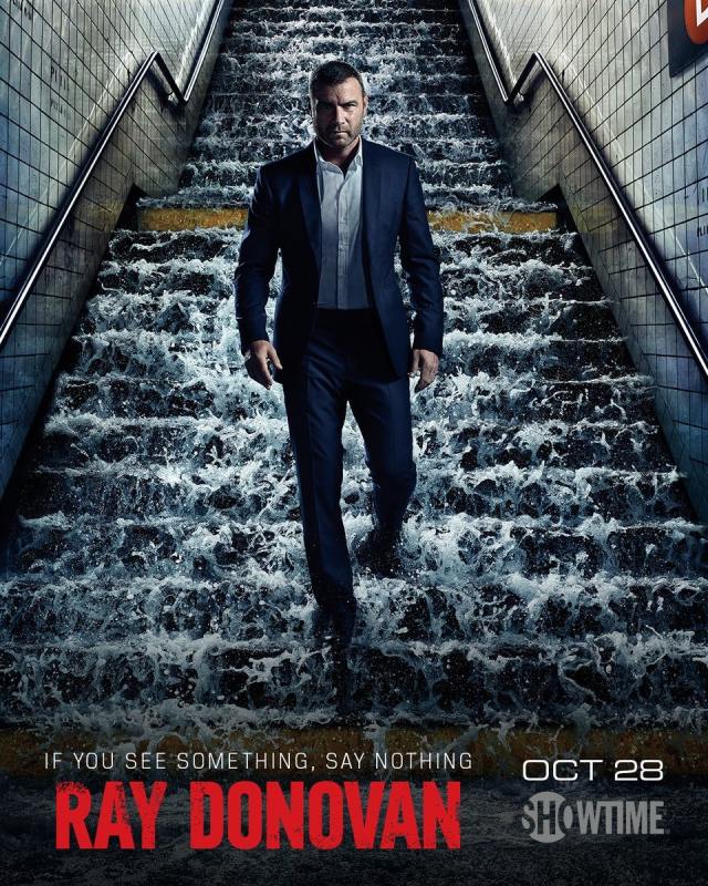 Ray Donovan (Liev Schreiber) auf Staten Island - Poster zur sechsten Staffel