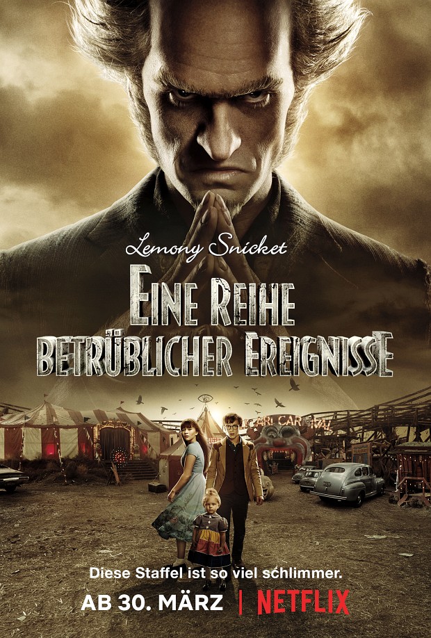 Poster zur zweiten Staffel von "Eine Reihe betrüblicher Ereignisse"