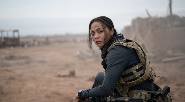 Joe (Zoe Saldaña) trägt die Last der Verantwortung in "Special Ops: Lioness"