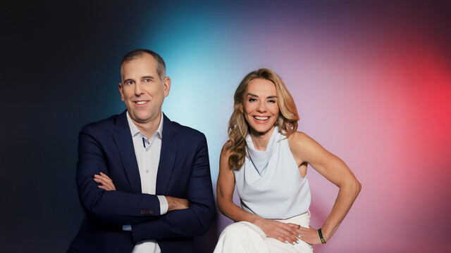 Stephan Schmitter (CEO RTL Deutschland) und Inga Leschek (Chief Content Officer RTL Deutschland)
