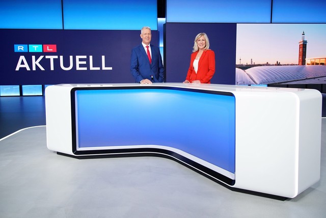 Peter Kloeppel und Ulrike von der Groeben