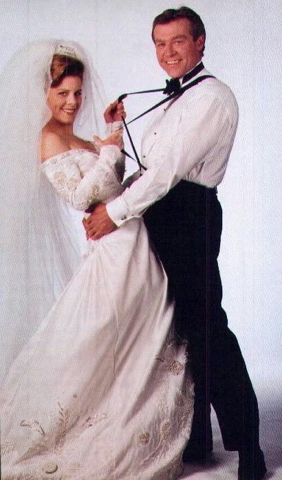 Carrie (Janet Elliot) und Ross (Jerry Ver Dorn). Anfangs Glück, dann Persönlichkeitsspaltung. Carrie war nur ein Jahr dabei, die Rolle genießt bei Fans aber nach wie vor Kultstatus.