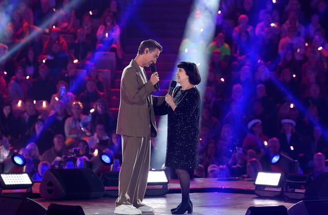 Florian Silbereisen mit Mireille Mathieu