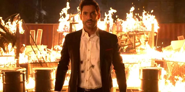 Mit feuriger Wut schreitet Lucifer (Tom Ellis) zur Befreiung seiner Tochter.