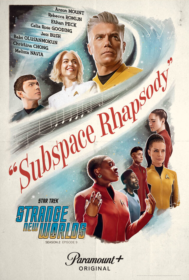 Promo-Poster zur Musical-Folge "Subspace Rhapsody"