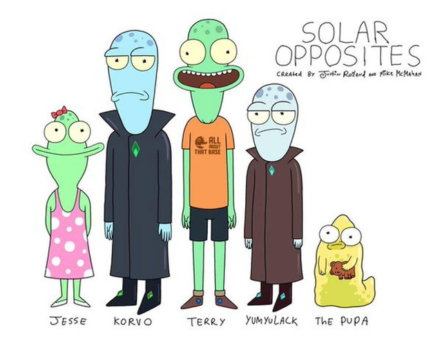 Die Aliens in "Solar Opposites"
