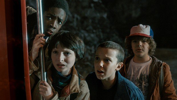 Die jungen Protagonisten stehen im Zentrum der 80er-Jahre Hommage "Stranger Things"