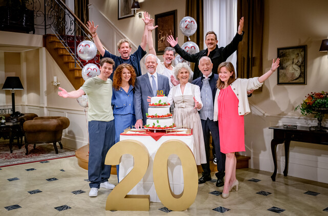 Das Ensemble feiert 20 Jahre "Sturm der Liebe"