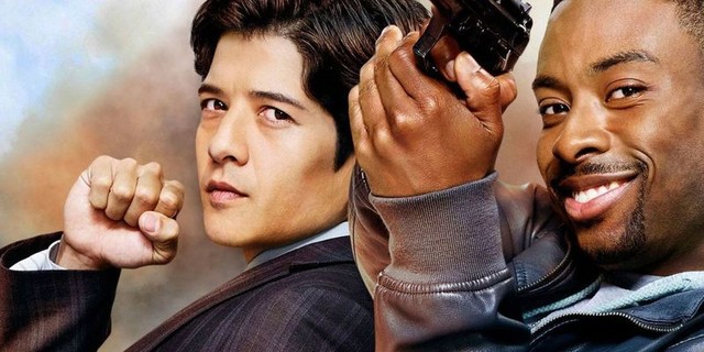 Jon Foo (l.) und Justin Hires (r.) in "Rush Hour"