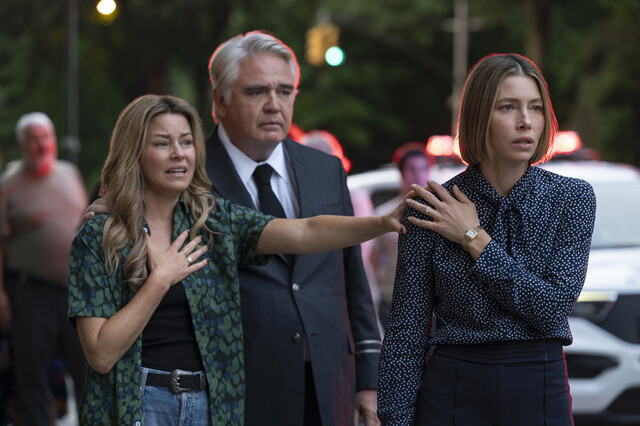 Elizabeth Banks (links) und Jessica Biel