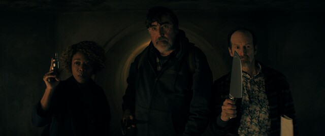 Judy (Alfre Woodard), Sam (Alfred Molina) und Wally (Denis O'Hare) bereiten sich auf das Schlimmste vor.