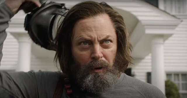 Er will keine Infizierten auf seinem Grundstück: Prepper Bill (Nick Offerman) hat sich eingerichtet in der Pandemie.