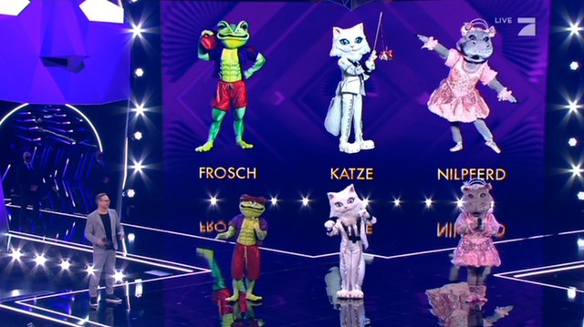 Frosch, Katze und Nilpferd mussten zittern.