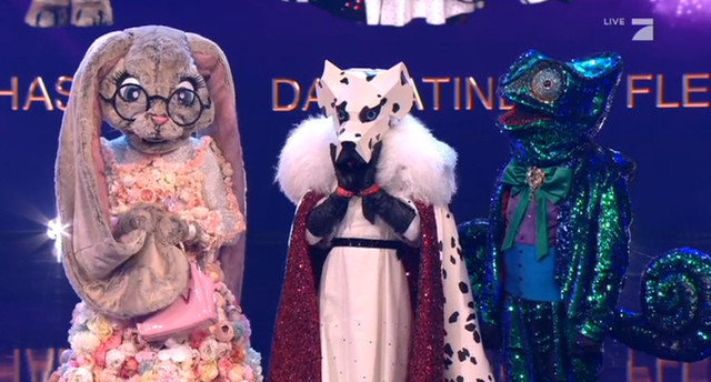 Hase, Dalmatiner und Chamäleon mussten zittern