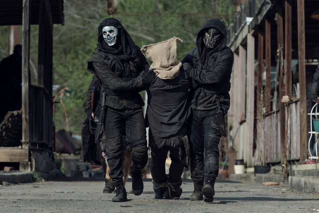 Daryl (Norman Reedus) wird von den Reapern verschleppt und befragt.