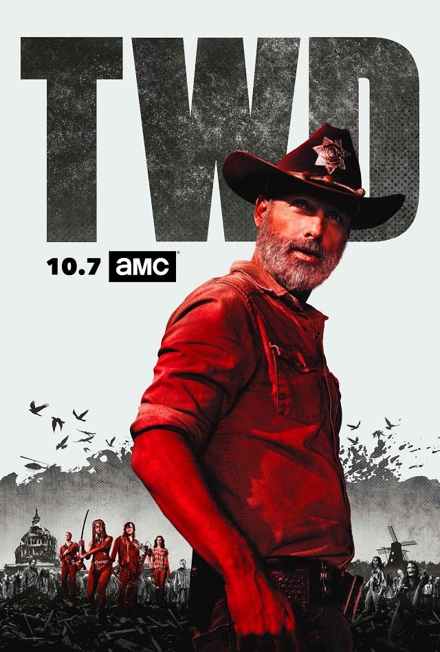 Die neue Keyart zeigt neben den Hauptfiguren Rick (Andrew Lincoln), Carol (Melissa McBride), Michonne (Danai Gurira), Daryl (Norman Reedus) und Maggie (Lauren Cohan) im Hintergrund Washington D.C., welches wohl eine Rolle in der neunten Staffel spielen wird. Zusätzlich zu sehen ist die immerwährende Bedrohung durch die Walker und der mysteriöse Helikopter.