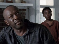 Zwei weitere Überlebende: Morgan Jones (Lennie James) und sein Sohn Duane (Adrian Kali Turner)