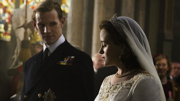 Elizabeth (Claire Foy) und Philip (Matt Smith)