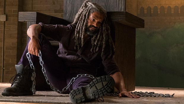 Am Boden zerstört: Ezekiel (Khary Payton) in der Folge "Der König, die Witwe und Rick"