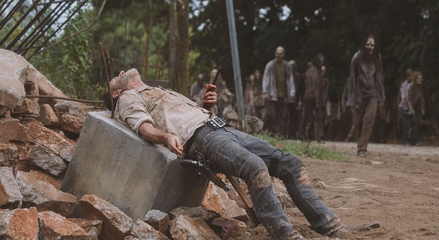 Rick (Andrew Lincoln) befindet sich in einer scheinbar ausweglosen Situation