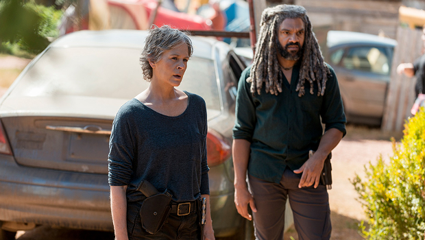 Carol Peletier (Melissa McBride) und Ezekiel (Khary Payton)