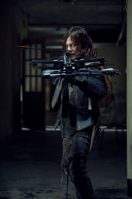 Daryl (Norman Reedus) ist immer an Michonnes Seite.