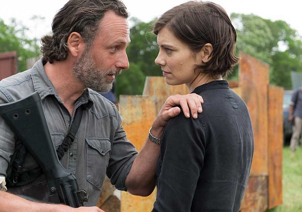 Rick (Andrew Lincoln) und Maggie (Lauren Cohan) in "Erster Kampf"