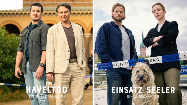 "Haveltod - Ein Potsdam-Krimi" und "Einsatz Seeler - Ein Lübeck-Krimi" starten Anfang 2026.
