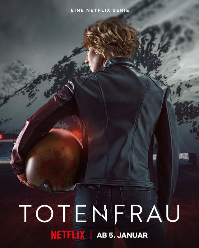 Poster zur Serie "Totenfrau".